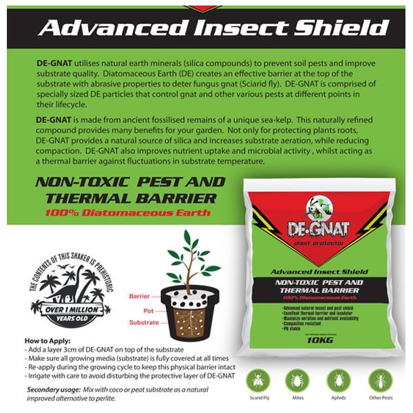 De-Gnat Advanced Insect Shield 10kg Bag - Just Hydroponics